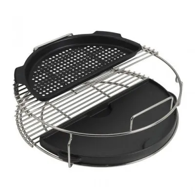 Вставка жаровня перфорированная стальная полукр. XL Big Green Egg 121240. - 1 - Robinzon.ua