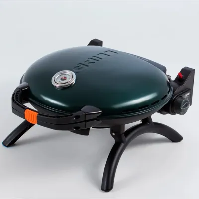 Портативный переносной газовый гриль O-GRILL 600T, зеленый + шланг в подарок! - 2 - Robinzon.ua