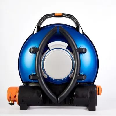 Портативный переносной газовый гриль O-GRILL 900, синий + шланг в подарок! - 1 - Robinzon.ua