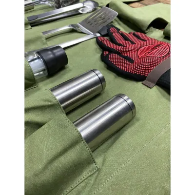 Скрутка органайзер для барбекю інструментів зелена GRILLI 88801 - 3 - Robinzon.ua