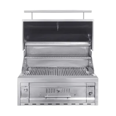 Угольно-древесный гриль, встраиваемый Fiery Fish тм GRILLI. - 1 - Robinzon.ua