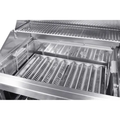 Угольно-древесный гриль, встраиваемый Fiery Fish тм GRILLI. - 3 - Robinzon.ua