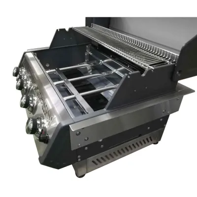 Встроенный газовый гриль SANTOS Free S-410 Black, с задним горелкой, черный 890666. - 1 Встроенный газовый гриль SANTOS Free S-410 Black, с задним горелкой, черный 890666. - 1 - Robinzon.ua