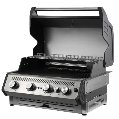 Встроенный газовый гриль SANTOS Free S-410 Black, с задним горелкой, черный 890666. - 5 Встроенный газовый гриль SANTOS Free S-410 Black, с задним горелкой, черный 890666. - 5 - Robinzon.ua