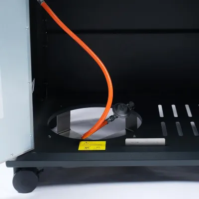 Газовий гриль SANTOS S-301, з бічним пальником, нержавіюча сталь 900242 - 2 - Robinzon.ua