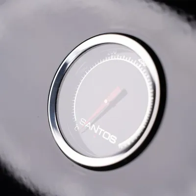 Газовий гриль SANTOS S-401 Black, з бічним пальником, чорний 900259 - 2 - Robinzon.ua