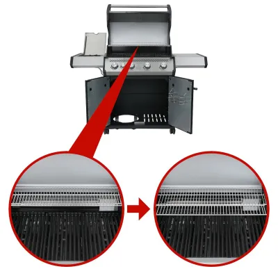 Газовый гриль SANTOS S-401, с боковым горелкой, нержавеющая сталь 900266. - 3 Газовый гриль SANTOS S-401, с боковым горелкой, нержавеющая сталь 900266. - 3 - Robinzon.ua