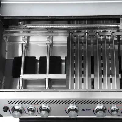 Газовый гриль SANTOS S-518, с боковыми и задними горелками, нержавеющая сталь 890604. - 3 Газовый гриль SANTOS S-518, с боковыми и задними горелками, нержавеющая сталь 890604. - 3 - Robinzon.ua