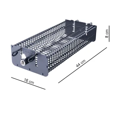 Корзина для вертела SANTOS, для гриля, квадратная, черная, антипригарная 897528. - 2 - Robinzon.ua