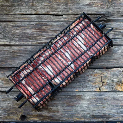 Корзина для вертела SANTOS, для гриля, квадратная, черная, антипригарная 897528. - 4 - Robinzon.ua