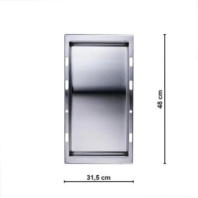 Вок-деко для гриля SANTOS, вставка для грилів Broil King Regal / Imperial & Weber Genesis ll / E-418, нержавіюче 896538 - 1 Вок-деко для гриля SANTOS, вставка для грилів Broil King Regal / Imperial & Weber Genesis ll / E-418, нержавіюче 896538 - 1 - Robinzon.ua