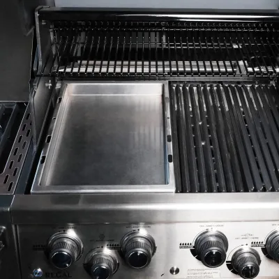 Вок-деко для гриля SANTOS, вставка для грилів Broil King Regal / Imperial & Weber Genesis ll / E-418, нержавіюче 896538 - 3 Вок-деко для гриля SANTOS, вставка для грилів Broil King Regal / Imperial & Weber Genesis ll / E-418, нержавіюче 896538 - 3 - Robinzon.ua