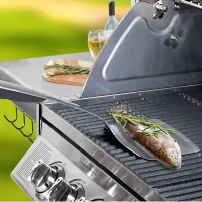 Лопатка для переворачивания рыбы SANTOS, нержавеющая сталь 2804. - 1 - Robinzon.ua