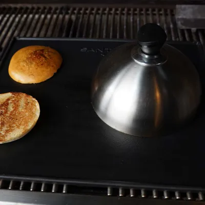 Набір кришок для страв в грилі SANTOS, з нержавіючої сталі, комплект 2 шт 890505 - 1 - Robinzon.ua