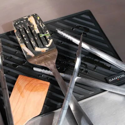 Силіконовий килимок для столових приборів SANTOS, для гриль-аксесуарів, 35 х 27,5 см 900136 - 1 Силіконовий килимок для столових приборів SANTOS, для гриль-аксесуарів, 35 х 27,5 см 900136 - 1 - Robinzon.ua