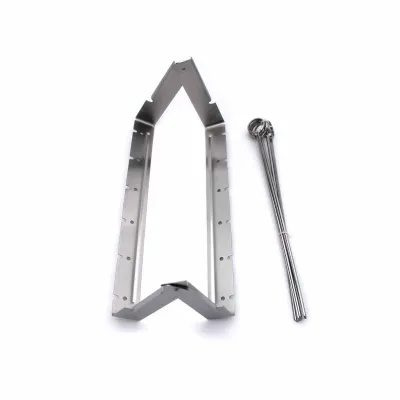 Набір шампурів з підставкою SANTOS, 6 шт, складана підставка, нержавіюча сталь 890109 - 4 Набір шампурів з підставкою SANTOS, 6 шт, складана підставка, нержавіюча сталь 890109 - 4 - Robinzon.ua