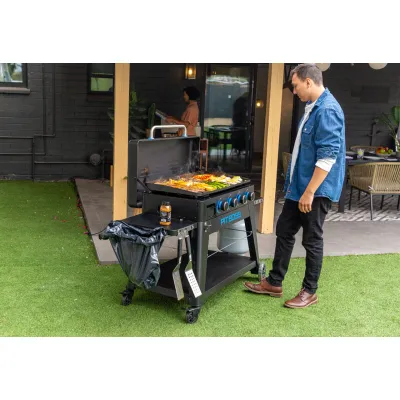 Портативний газовий гриль-планча Pit Boss Ultimate, на 4 пальники, зйомний, зі столом, 10813 - 6 - Robinzon.ua