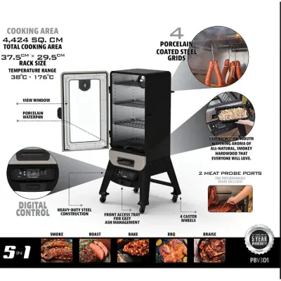 Електричний гриль-смокер Pit Boss 3-Series Digital Electric, 10600 - 6 Електричний гриль-смокер Pit Boss 3-Series Digital Electric, 10600 - 6 - Robinzon.ua