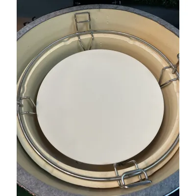 Комплект из камня, чугунной решетки и двухуровневой системы из нержавеющей стали для керамических грилей 47 см GRILLI 006035. - 3 - Robinzon.ua