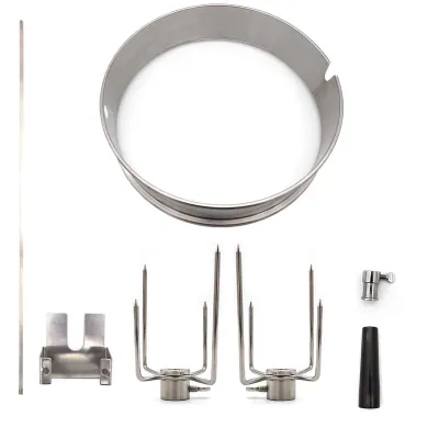 Вертель для угольных грилей SANTOS Premium &Oslash; 57 см нержавеющая сталь 898952. - 3 - Robinzon.ua