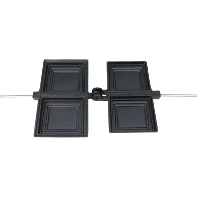 Чугунная сэндвичница SANTOS, 19,5 х 10 см 897320. - 3 - Robinzon.ua