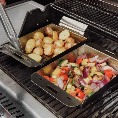 Набір вок-кошиків для гриля SANTOS, нержавіюча сталь 237253 - 1 - Robinzon.ua