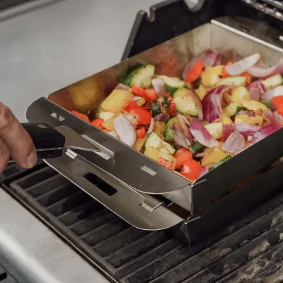 Набір вок-кошиків для гриля SANTOS, нержавіюча сталь 237253 - 5 - Robinzon.ua