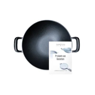 Чугунный вок SANTOS, &Oslash; 32 см 898204. - 5 - Robinzon.ua