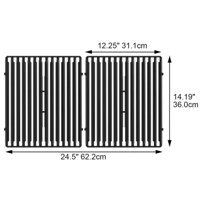 Решітка з чавуна для гриля Signet Broil King 11227, 2шт - 1 Решітка з чавуна для гриля Signet Broil King 11227, 2шт - 1 - Robinzon.ua