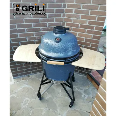 Великий керамічний вугільний гриль, сірий BergHOFF 2415700 - 3 Великий керамічний вугільний гриль, сірий BergHOFF 2415700 - 3 - Robinzon.ua