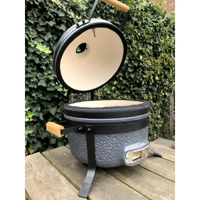 Середній керамічний вугільний гриль, сірий BergHoff 2415706 - 1 Середній керамічний вугільний гриль, сірий BergHoff 2415706 - 1 - Robinzon.ua