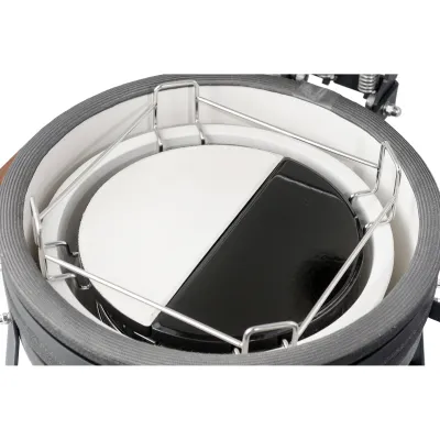 Керамічний вугільний гриль Kamado S 5 в 1 з системою BBQ Block Fire GRILLI 733777 - 6 Керамічний вугільний гриль Kamado S 5 в 1 з системою BBQ Block Fire GRILLI 733777 - 6 - Robinzon.ua