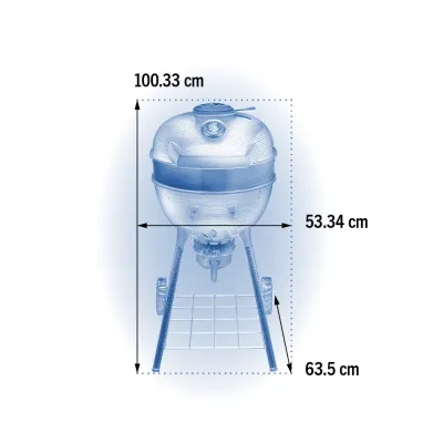 Вугільний гриль 47 см Napoleon PRO Kettle, PRO18K-LEG-3 - 5 - Robinzon.ua