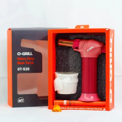 Газовая горелка O-GRILL Premium GT 520 малиновая, с 2-мя керамическими формами 888219. - 2 Газовая горелка O-GRILL Premium GT 520 малиновая, с 2-мя керамическими формами 888219. - 2 - Robinzon.ua