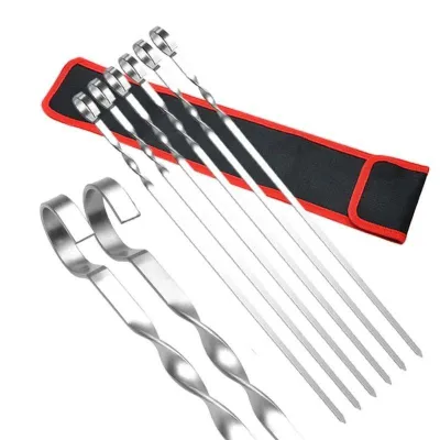 Набір шампурів 10 шт в чохлі, нержавіюча сталь GRILLI 777136 - 1 Набір шампурів 10 шт в чохлі, нержавіюча сталь GRILLI 777136 - 1 - Robinzon.ua