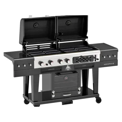 Комбінований гриль Pit Boss Memphis Ultimate 2.0 Combo угільно-газовий з коптильною камерою 11064 - 1 - Robinzon.ua