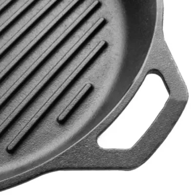 Чавунна гриль-сковорода &Oslash;30 з ручкою см GRILLI 777179 - 6 - Robinzon.ua