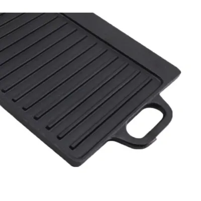 Чавунная плита-планча с ручками 51х23х1,5 см GRILLI 777183. - 2 - Robinzon.ua