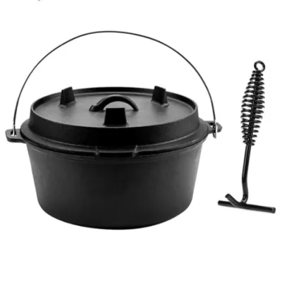 Голландская печь казан жаровня 6,4 л GRILLI 777189. - 2 Голландская печь казан жаровня 6,4 л GRILLI 777189. - 2 - Robinzon.ua