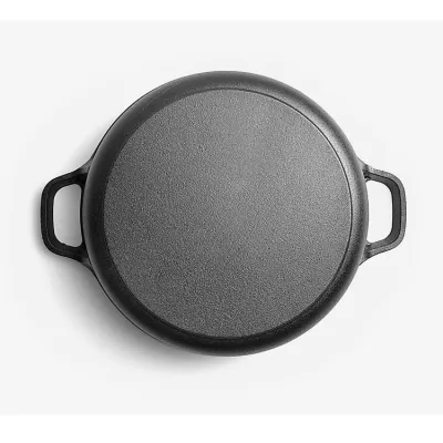 Чугунная сковорода со стеклянной крышкой &Oslash;35 см GRILLI 777192. - 5 - Robinzon.ua