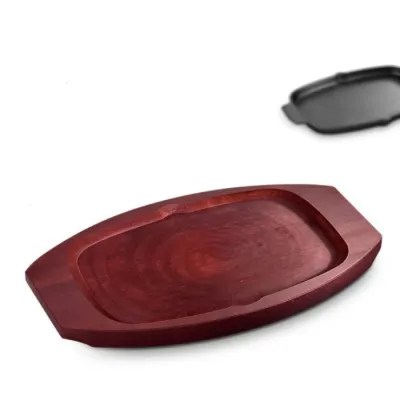 Чугунная сковорода с съемной ручкой и подставкой 33,5х21 см GRILLI 777201. - 2 - Robinzon.ua