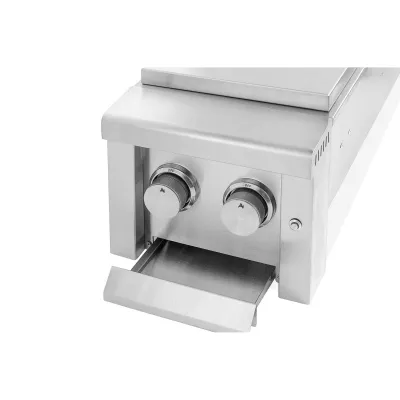 Подвійна вбудована конфорка з кришкою GRILLI 888003 - 2 - Robinzon.ua