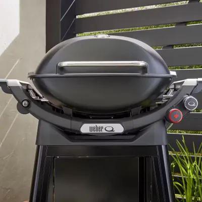 Газовый гриль Weber Q3200N Black с боковыми столиками на тележке Premium 1501126. - 4 Газовый гриль Weber Q3200N Black с боковыми столиками на тележке Premium 1501126. - 4 - Robinzon.ua
