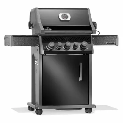 Газовый гриль Napoleon Rogue 425R с боковым горелкой Sizzle Zone и вертелом, черный RB425RSBPK-2-UA-R. - 1 - Robinzon.ua