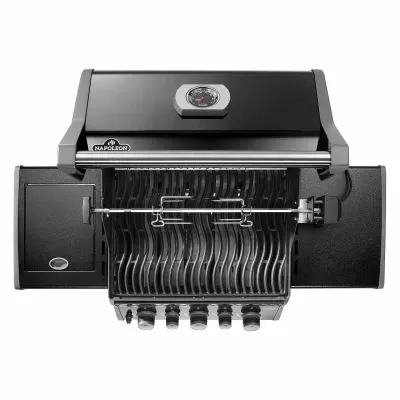 Газовый гриль Napoleon Rogue 425R с боковым горелкой Sizzle Zone и вертелом, черный RB425RSBPK-2-UA-R. - 6 - Robinzon.ua