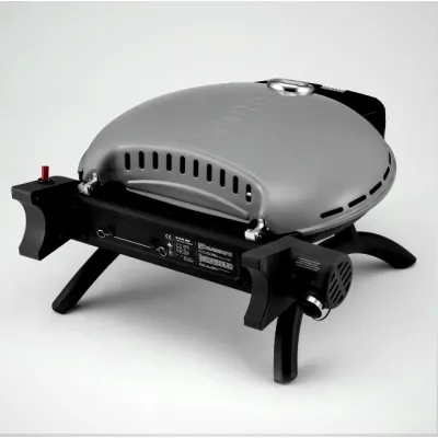 Портативный переносной газовый гриль O-GRILL 600T, серебро + шланг в подарок! - 4 - Robinzon.ua