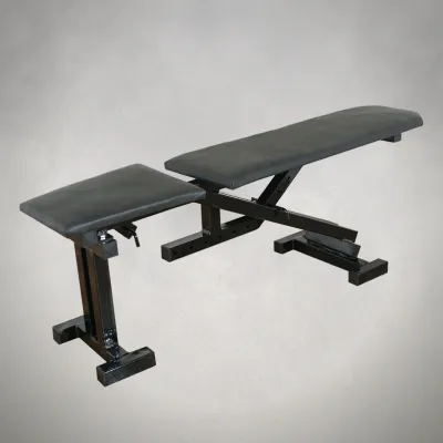 Скамья с отрицательным углом 40 на 40 мм + Стойки со страховкой 40 на 40 мм + брусья и штыри под блины - 4 - Robinzon.ua