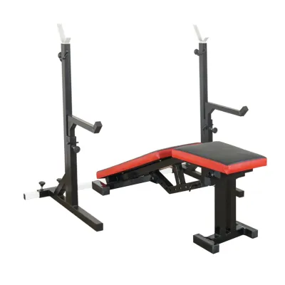 Скамья с отрицательным углом 40 40 мм + Стойки со страховкой 40 на 40 мм - 4 - Robinzon.ua