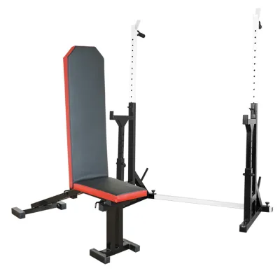 Скамья с отрицательным углом 40 40 мм + Стойки со страховкой 40 на 40 мм + брусья и штыри под блины - 2 - Robinzon.ua