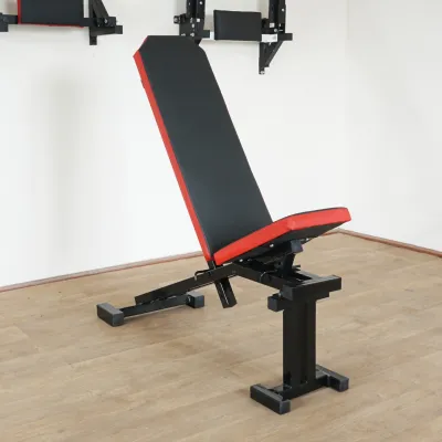 Скамья с отрицательным углом 40 40 мм + Стойки со страховкой 40 на 40 мм + брусья и штыри под блины - 4 - Robinzon.ua